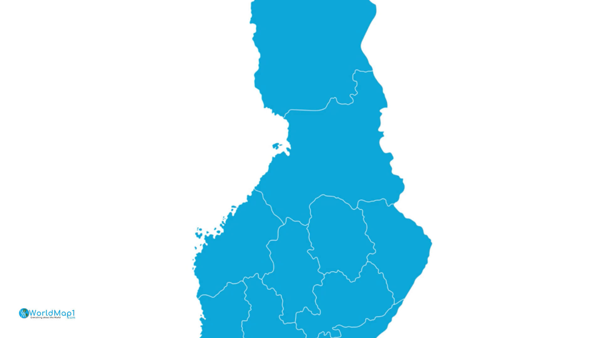 Finlandiya boş haritası
